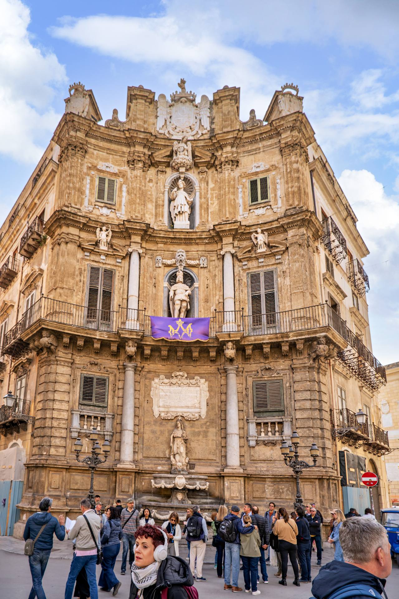 Quattro Canti, Kreuzung Via Maqueda mit der Corso Vittorio Emanuele